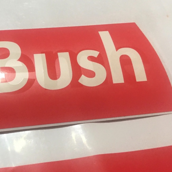 Supreme F Bush Box Logo Sticker - Picture 5 of 5
